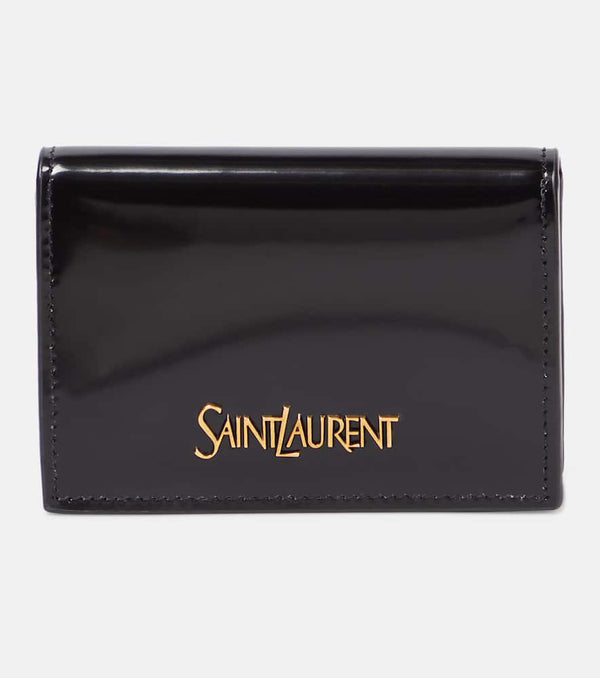 Saint Laurent Logo leather card case