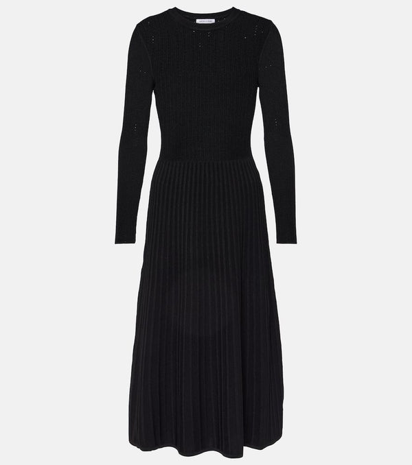 Veronica Beard Nami ribbed-knit midi dress