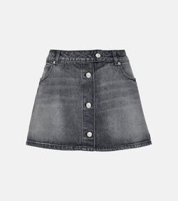 Courrèges Denim miniskirt