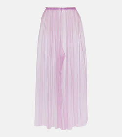 Noir Kei Ninomiya Sheer tulle wide-leg pants