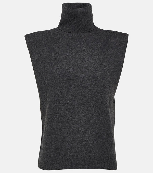 The Frankie Shop Nadia turtleneck wool sweater vest