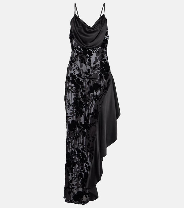 Rodarte Asymmetrical bias slip dress