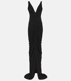 Givenchy Ruched jersey gown | LYBSTORE