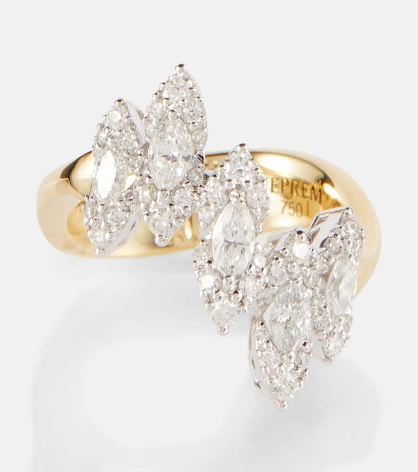 Yeprem 18kt gold ring with diamonds