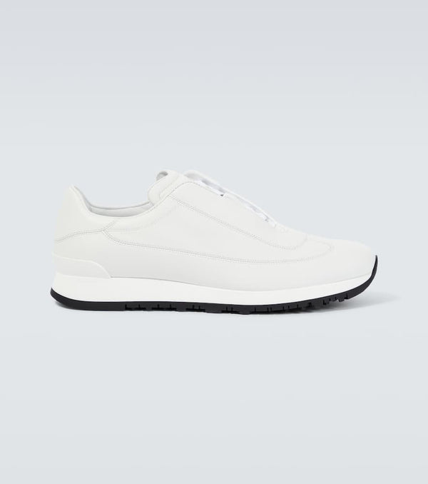 John Lobb Foundry II leather low-top sneakers