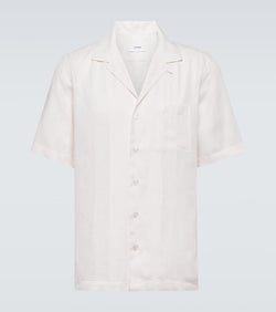 Lardini Linen bowling shirt