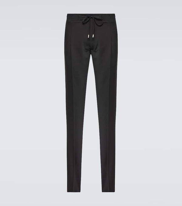 Lardini Easy Wear wool-blend straight pants