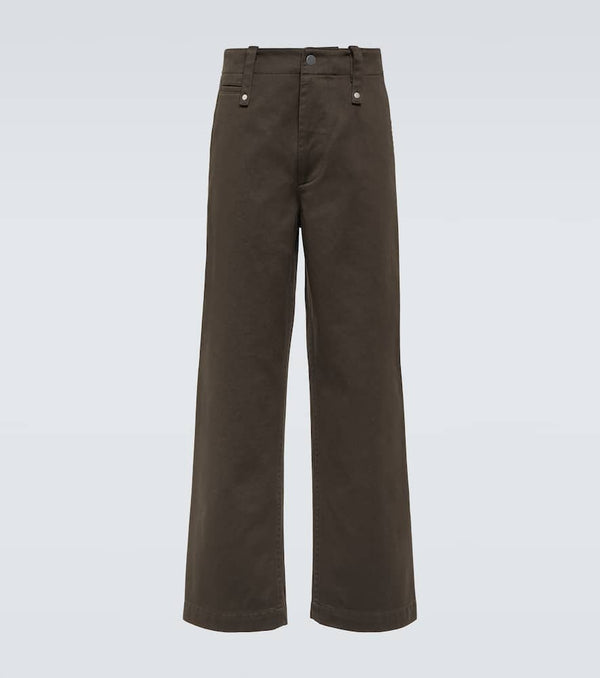 Burberry Cotton twill straight pants