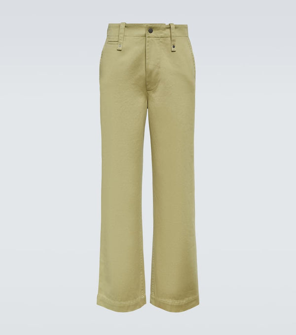 Burberry Straight leg cotton pants