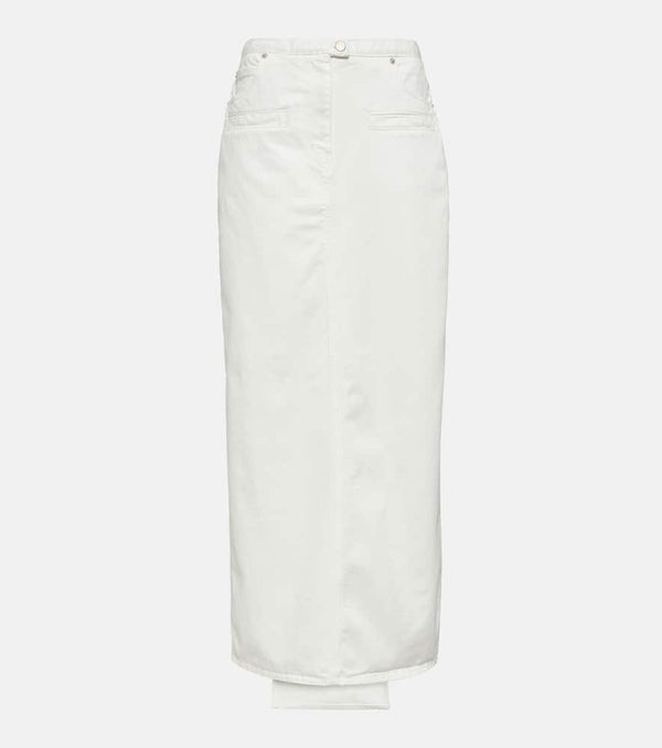 Courrèges Denim maxi skirt