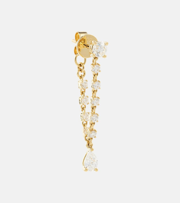 Anita Ko Olivia 18kt gold single earring with diamonds