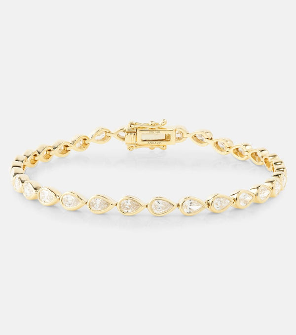 Anita Ko 18kt gold tennis bracelet with diamonds