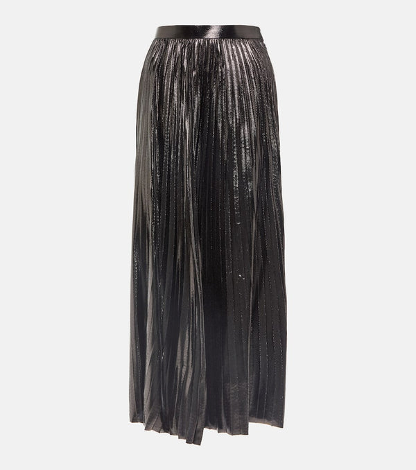 Junya Watanabe Lamé maxi skirt