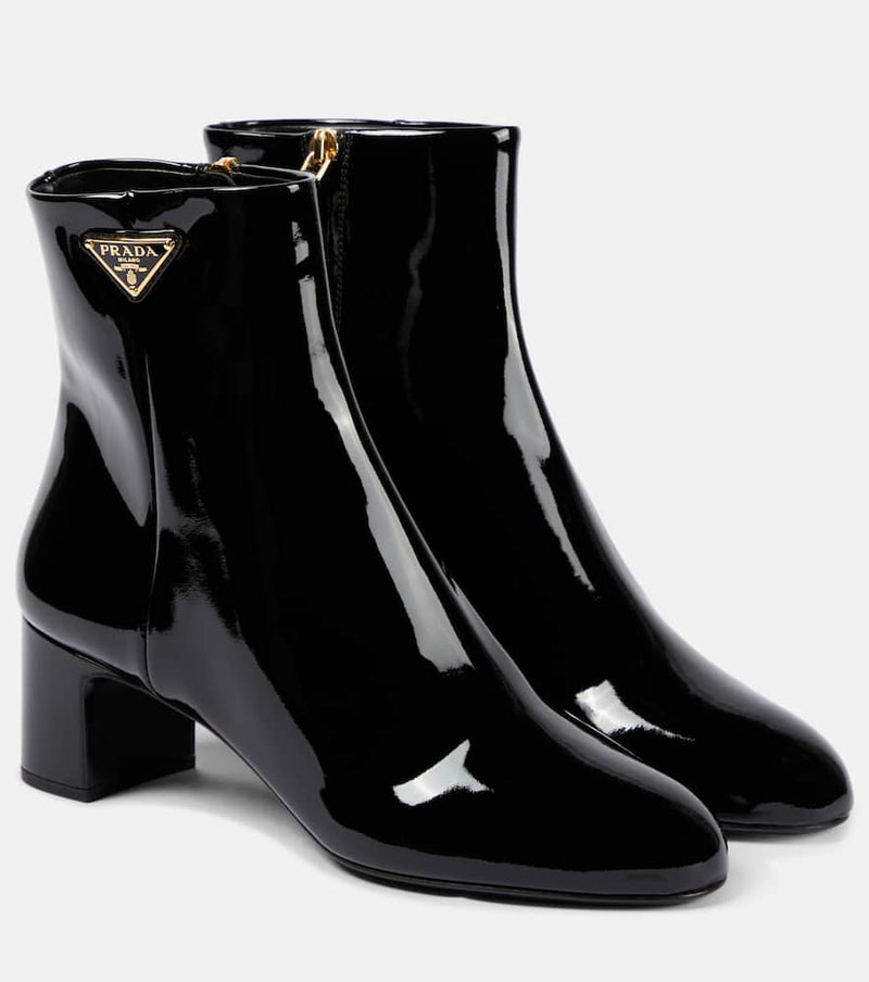 Prada Patent leather ankle boots