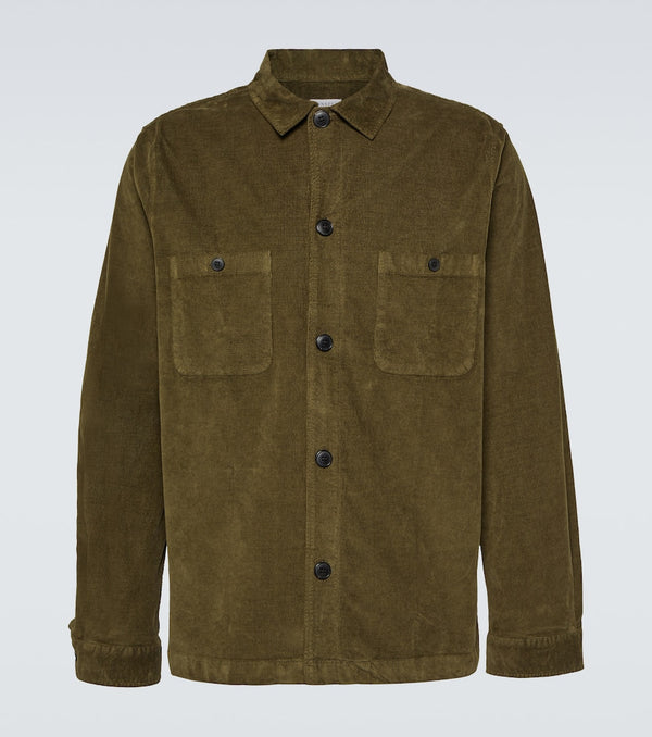 Sunspel Cotton corduroy overshirt