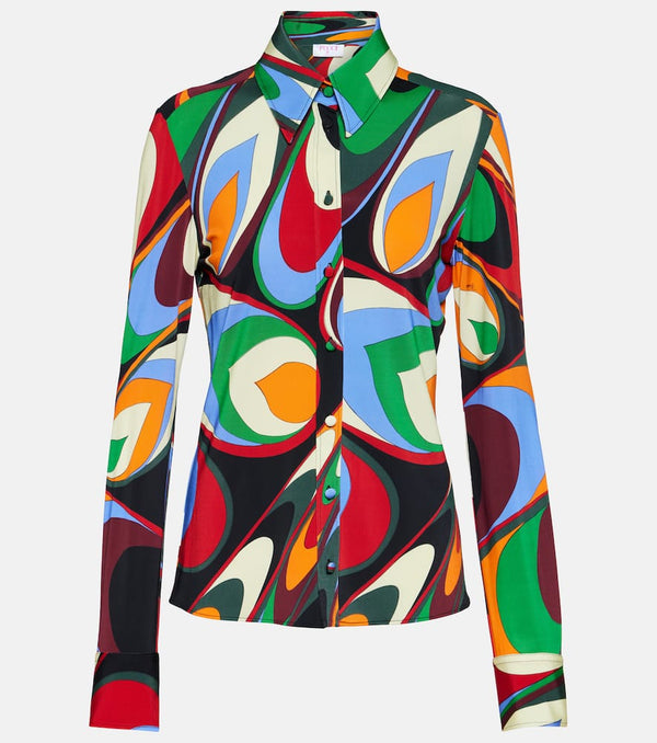 Pucci Onde crêpe shirt