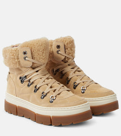 Bogner Vaduz shearling-lined suede boots