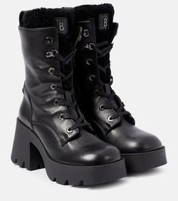 Bogner Seoul shearling-lined combat boots