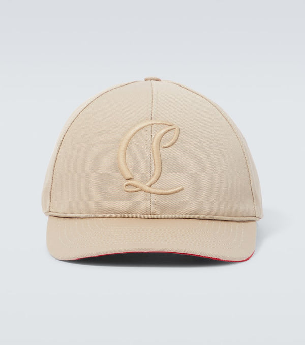 Christian Louboutin Mooncrest cotton baseball cap