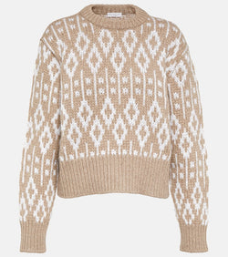 Brunello Cucinelli Jacquard cashmere sweater