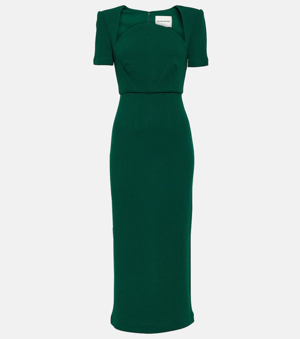 Roland Mouret Moon wool midi dress