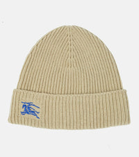 Burberry EKD ribbed-knit cashmere beanie