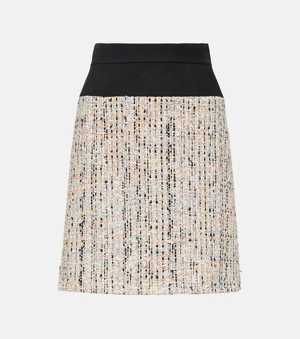 Alexander McQueen Wool tweed miniskirt
