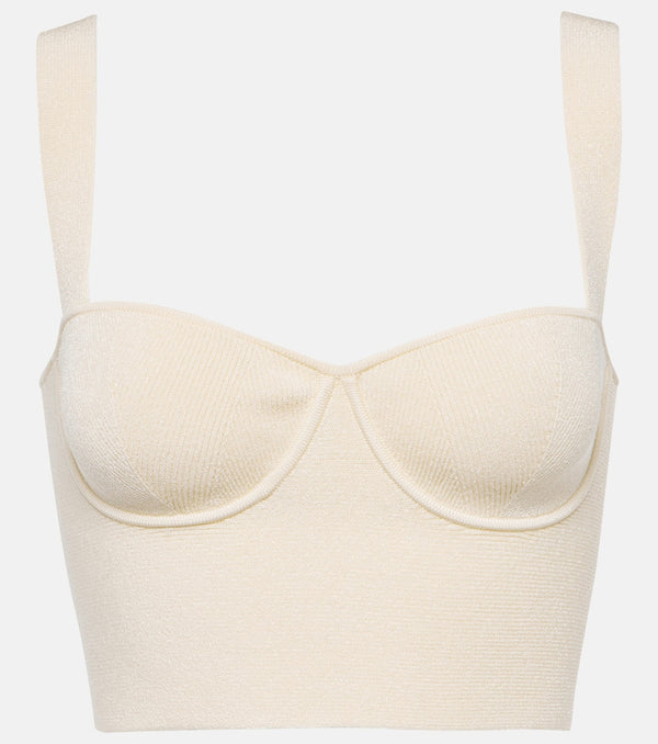 Galvan Nyx embellished bra top