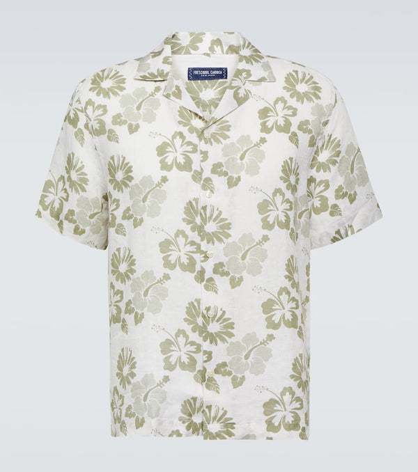 Frescobol Carioca Petala Roberto floral linen shirt