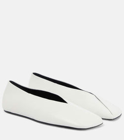 Jil Sander Leather ballet flats