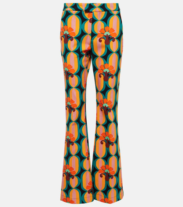 La DoubleJ Saturday Night printed flared pants