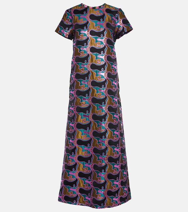 La DoubleJ Swing printed maxi dress