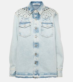 Alessandra Rich Studded denim jacket