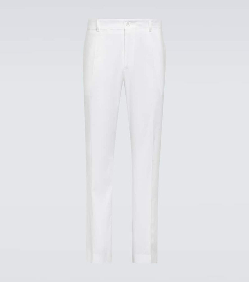 Dolce & Gabbana Linen-blend straight pants