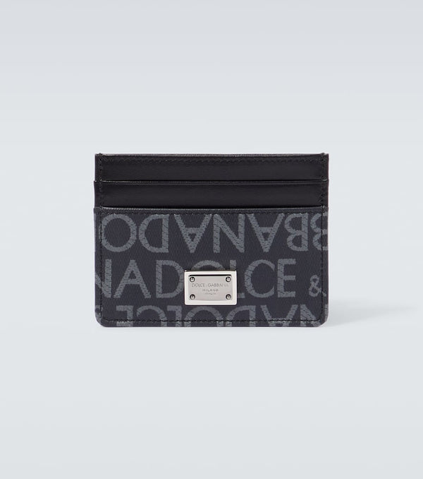 Dolce & Gabbana Logo Leather Card Holder