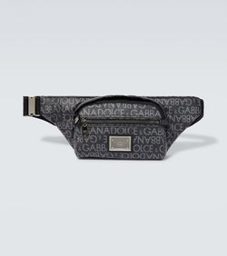 Dolce & Gabbana Small logo jacquard belt bag