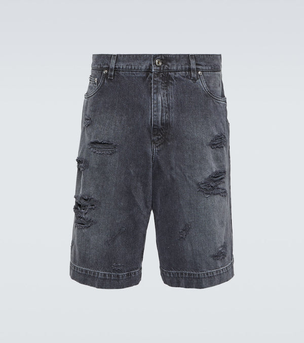 Dolce & Gabbana Distressed denim shorts