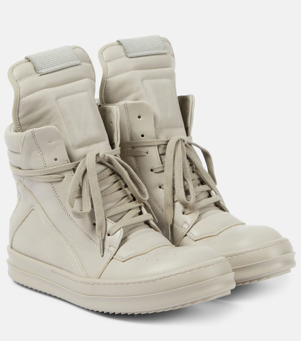 Rick Owens Geobasket leather high-top sneakers