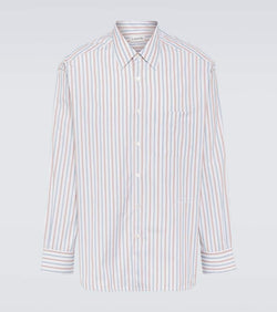 Lanvin Striped Cotton Poplin Shirt