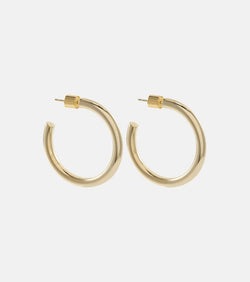 Jennifer Fisher Mini 10kt gold-plated hoop earrings