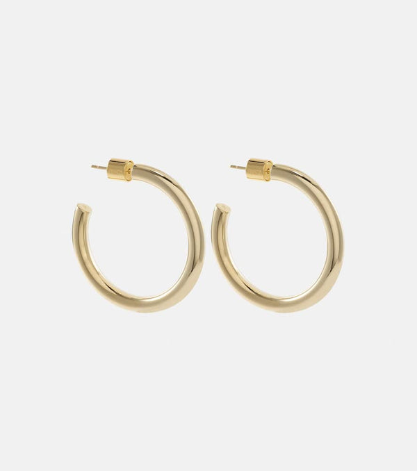 Jennifer Fisher Mini 10kt gold-plated hoop earrings