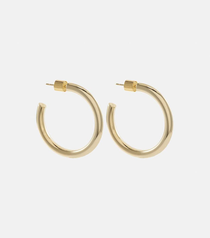 Jennifer Fisher Mini 10kt gold-plated hoop earrings