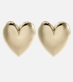 Jennifer Fisher Puffy Heart 10kt gold-plated earrings