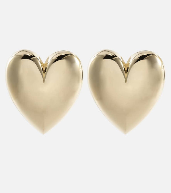 Jennifer Fisher Puffy Heart gold-plated earrings