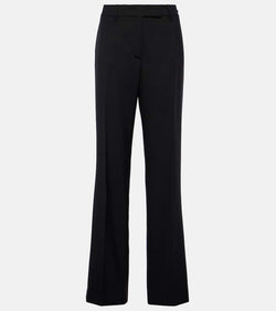 Prada High-rise wool straight pants