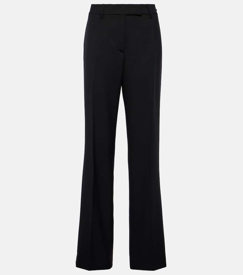 Prada High-rise wool straight pants