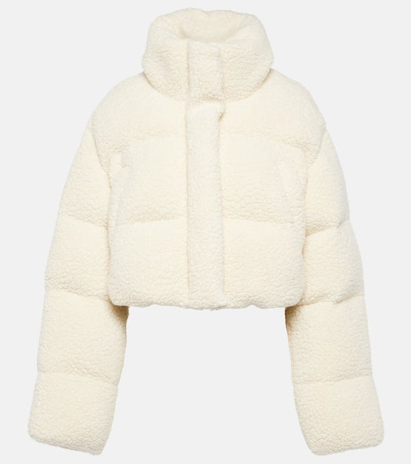 Cordova Kozzy cropped wool-blend puffer jacket