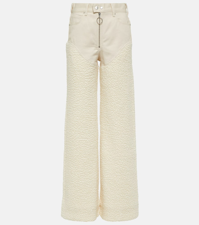 Cordova Kozzy high-rise faux-shearling straight pants