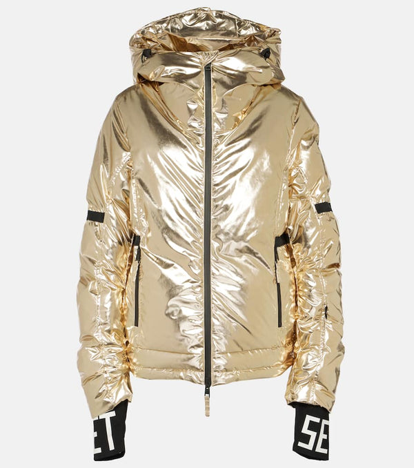 Jet Set Joanna metallic ski jacket