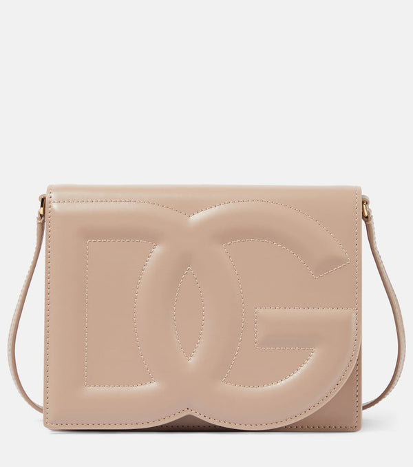 Dolce & Gabbana Logo leather crossbody bag